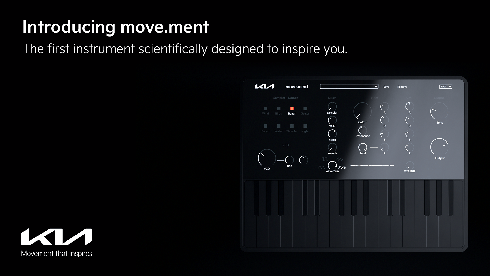 Kia releases 'move.ment', the first instrument designed to inspire you