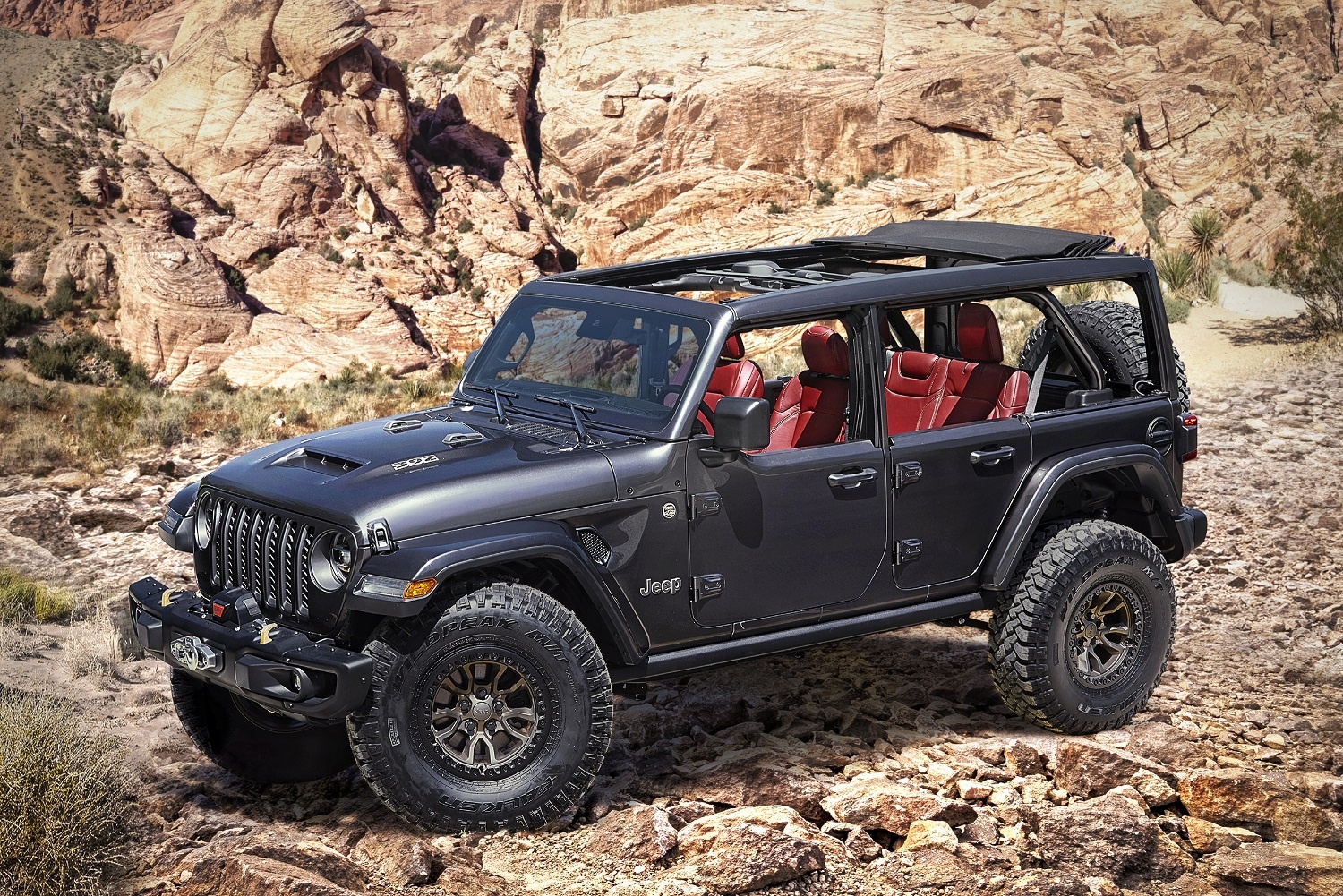 Jeep Introduces New 6.4-liter V-8 Wrangler Rubicon 392 Concept