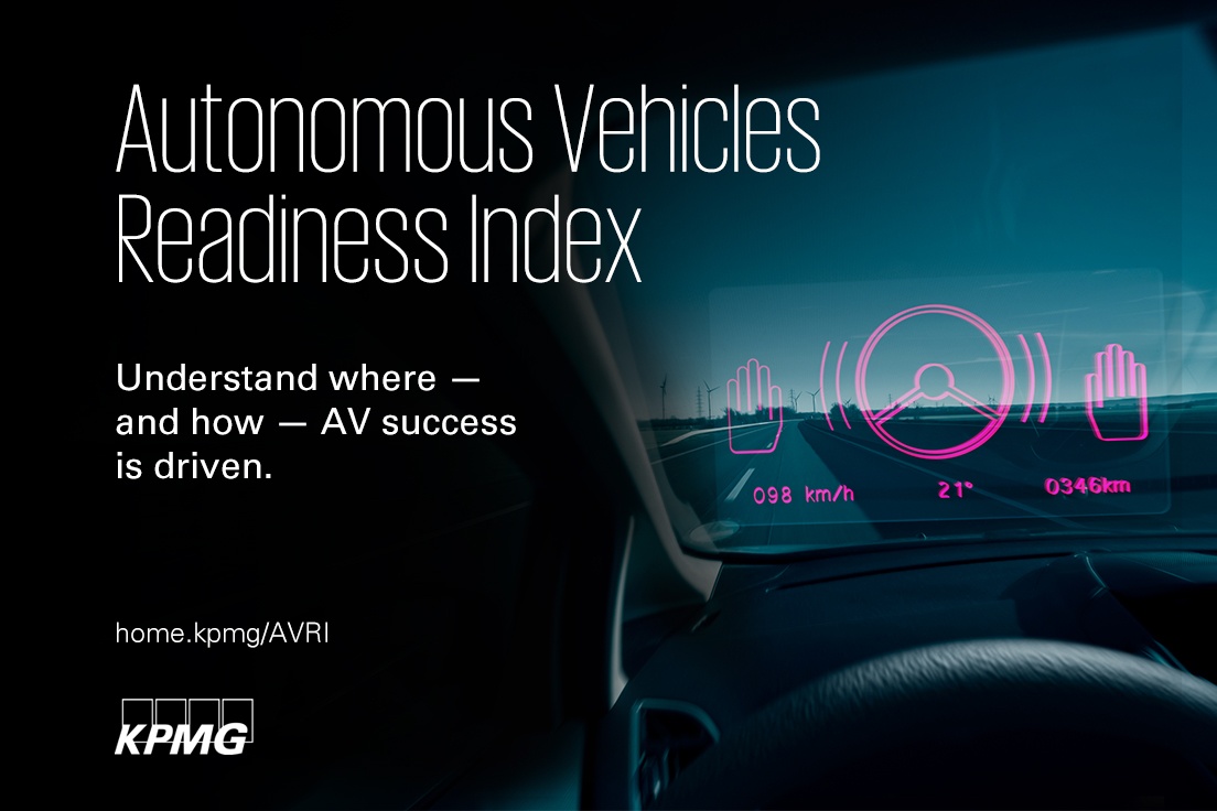 UAE Ranks in top 10 on KPMG's 2020 Global Autonomous Vehicles Readiness Index, for third consecutive year