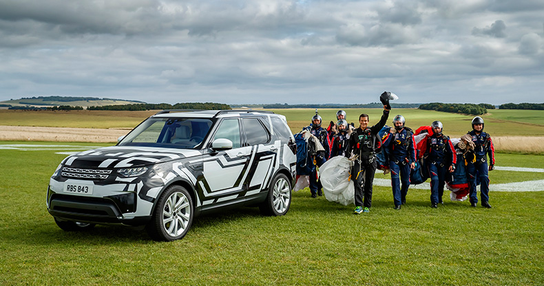 Land Rover Takes to the Skies for Testing New Seat Technology