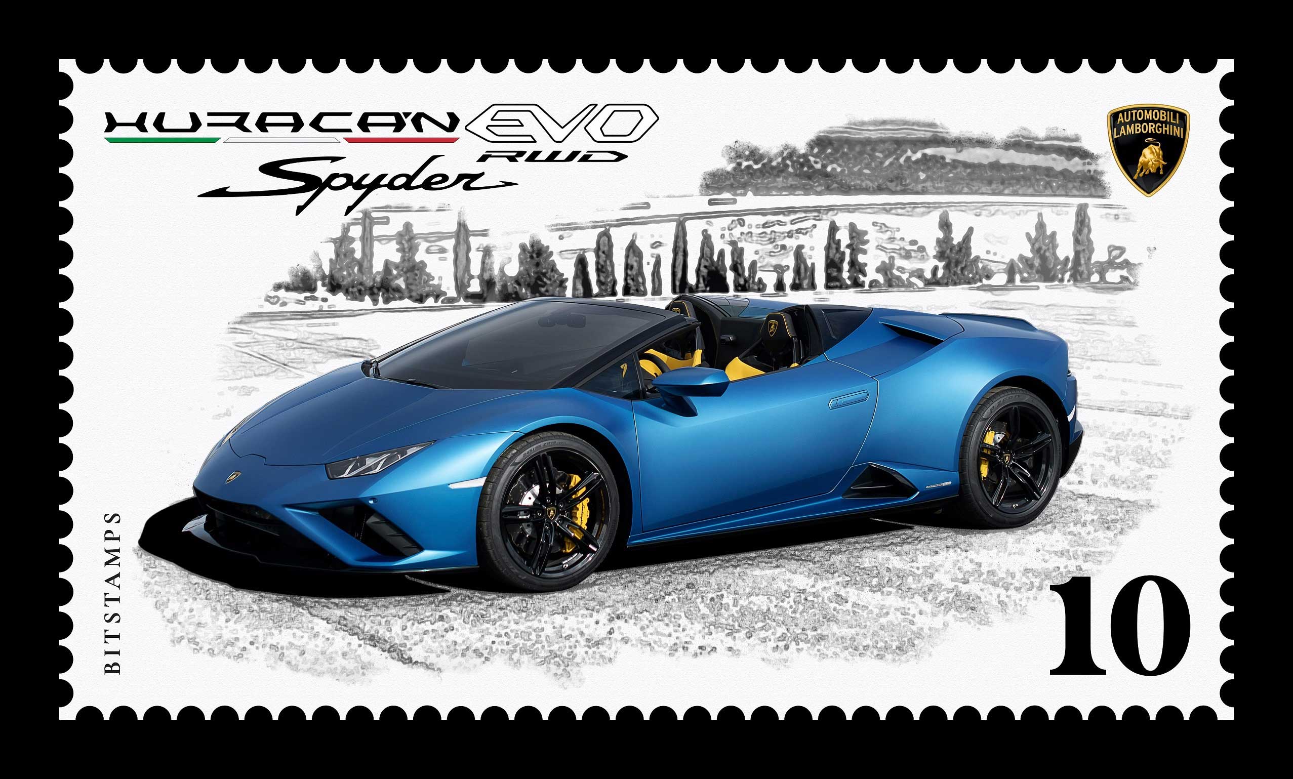 Automobili Lamborghini launches its first collector’s digital stamp