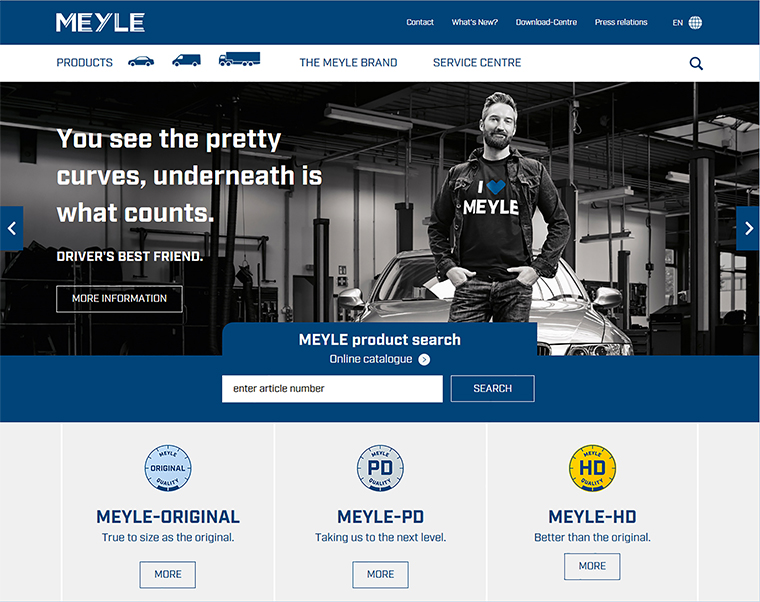 MEYLE Rounds off Rebranding Campaign with New Look Website