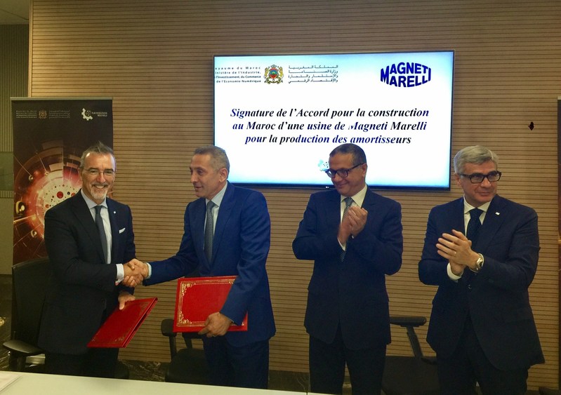 Magneti Marelli Signs Agreement to Set Up Factory in Morocco