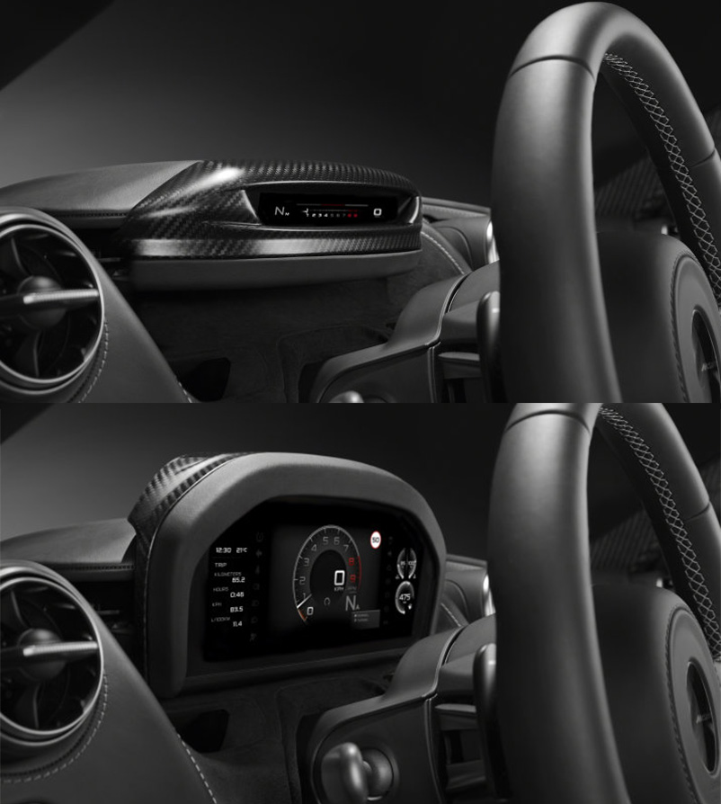 McLaren Develops Slim Display Mode for 720S