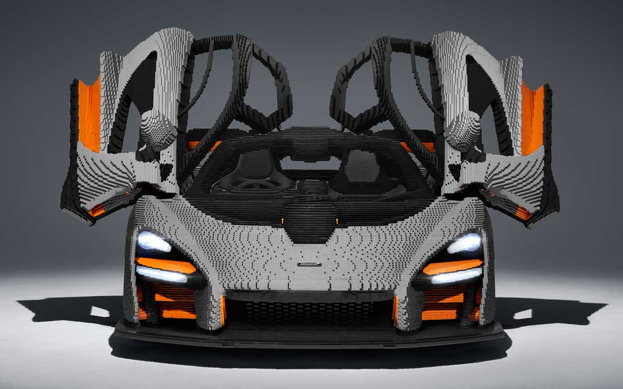 Lego Makes Life Size Replica of McLaren Senna