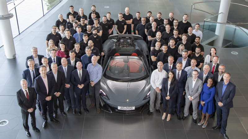 McLaren Reaches Milestone of 20000 Cars after Reviving Road Cars