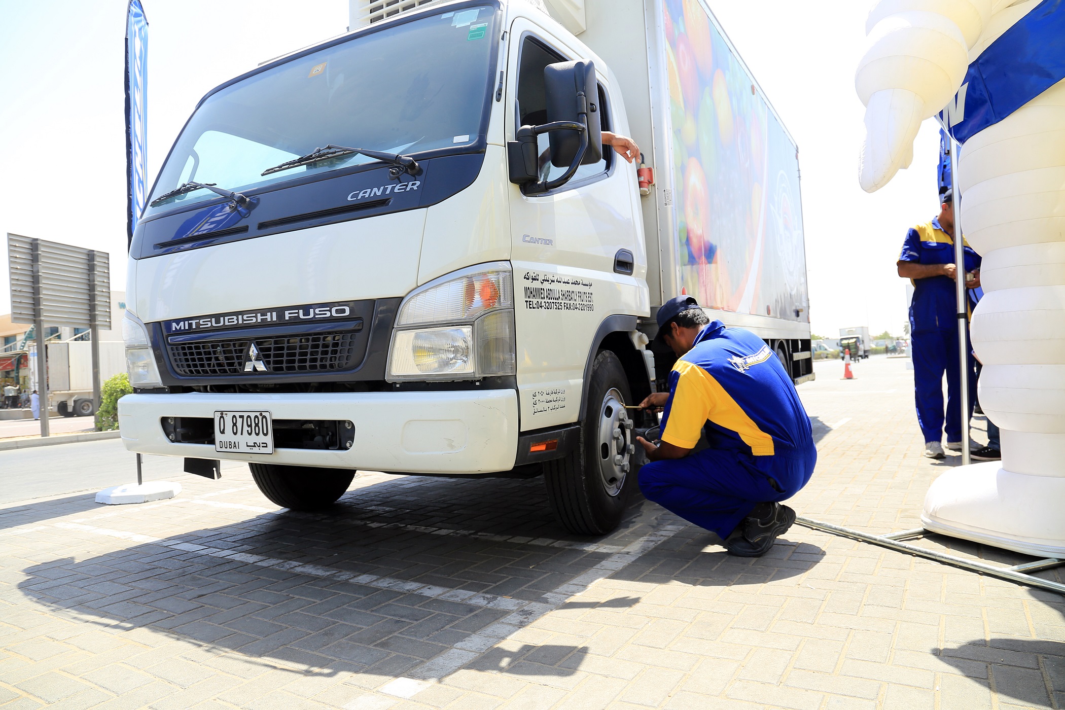 MicheIin organizes Tire Safety Campaign Along with Tasjeel RTA and Dubai Municipality