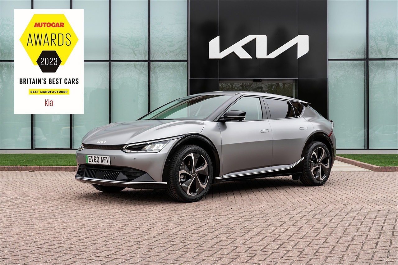 Kia hailed Best Manufacturer at prestigious 2023 Autocar Awards