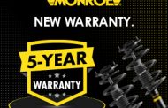 Monroe Announces 5 Year Warranty Across Full LV Shock Absorber Range