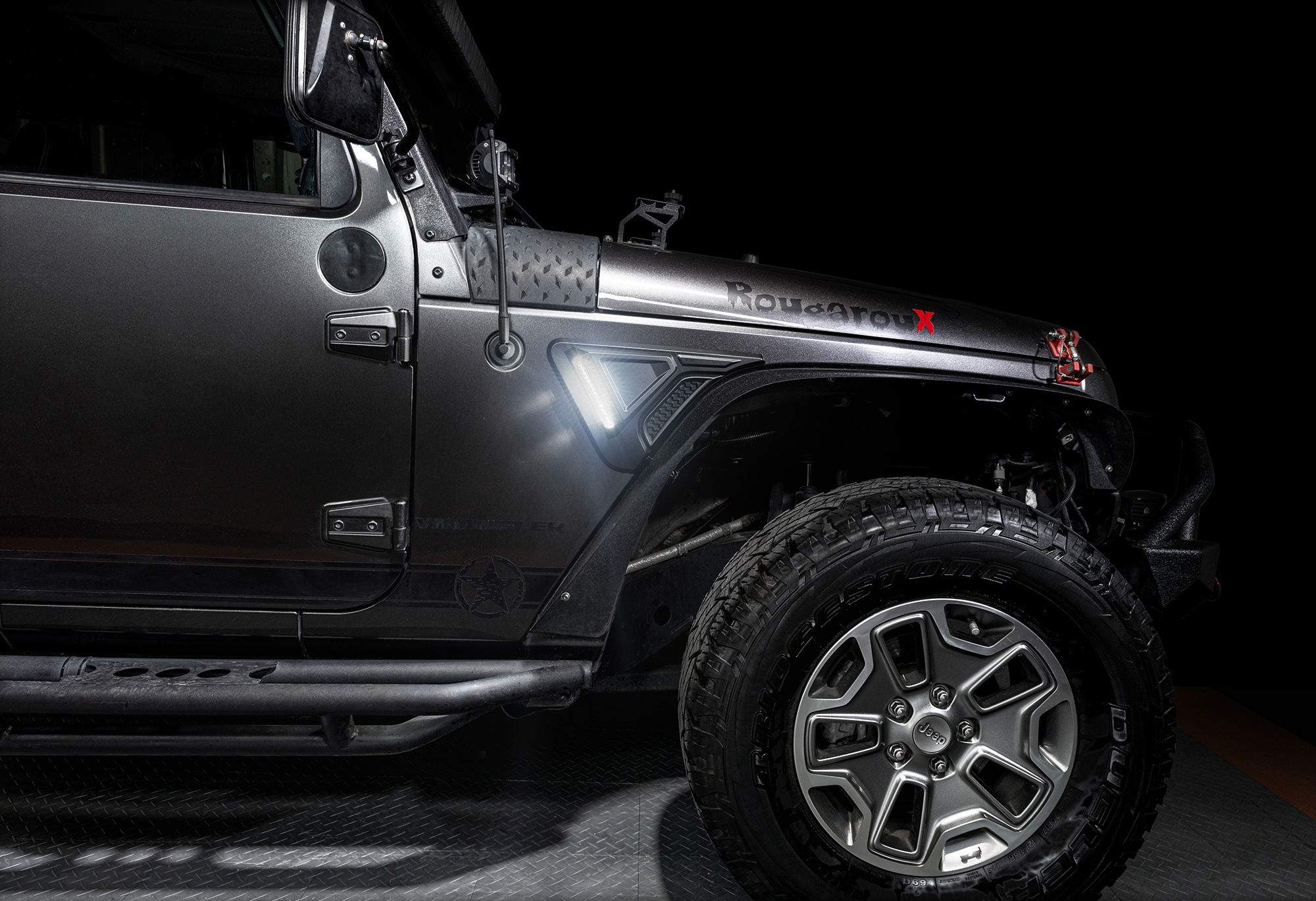 Oracle Lighting Features Sidetrack™  LED Lighting System for Jeep Wrangler  JK During 2021 SEMA Expo