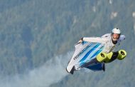The first electrified wingsuit flight, powered by BMW i