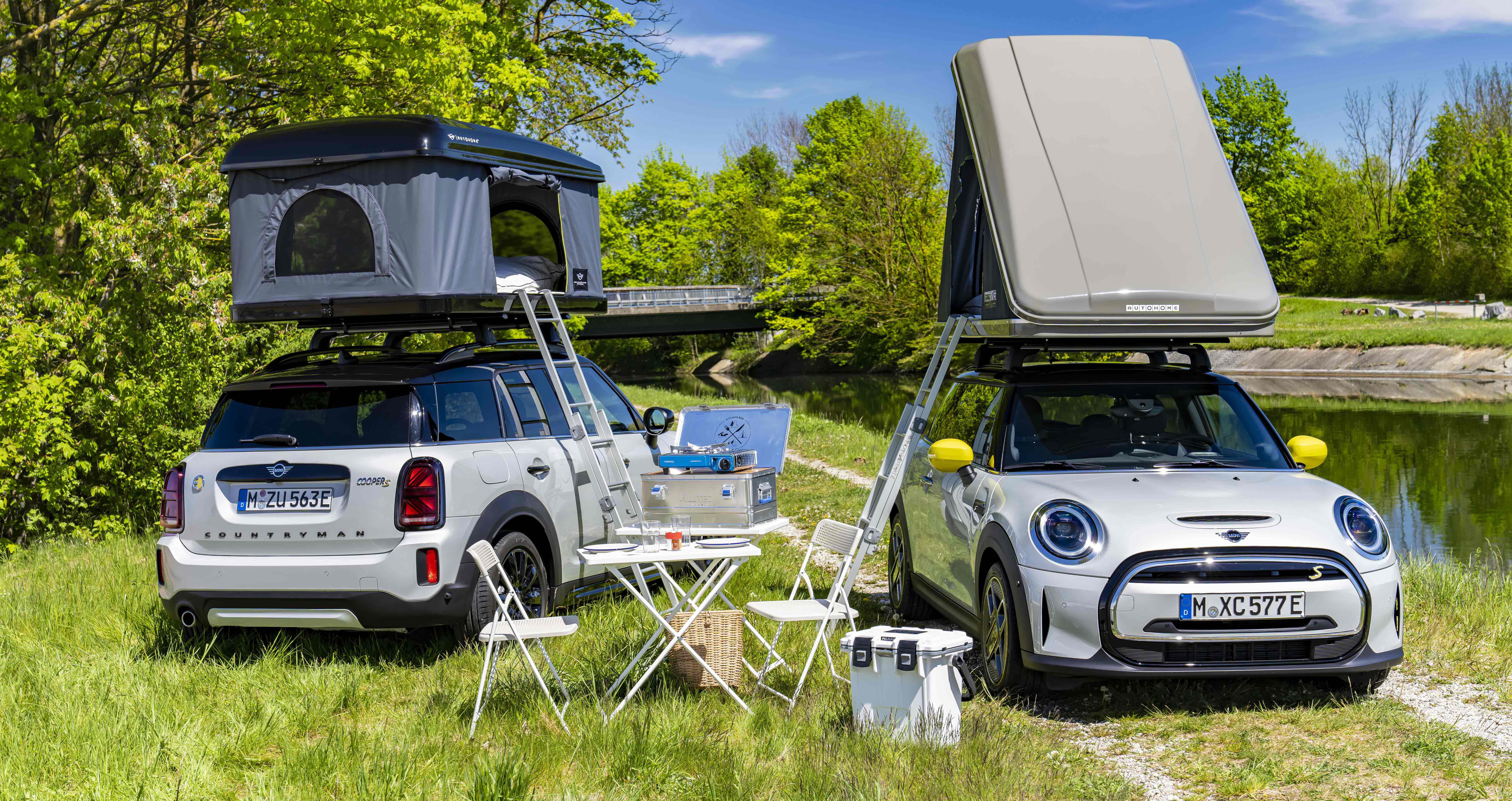 Mini goes on holiday - with the greenest camper fleet in the world.