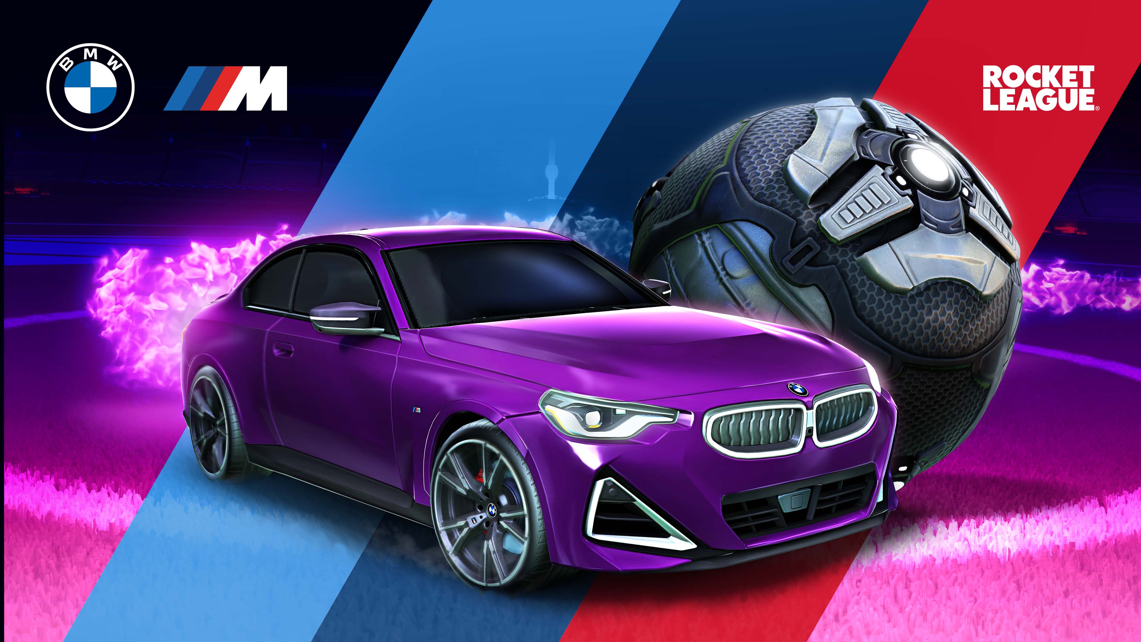 Ahead of its Middle East arrival, the dynamic BMW M240i is unveiled digitally in hit Esports game Rocket League