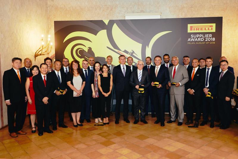 Pirelli Honors Nine Suppliers at Supplier Awards 2018