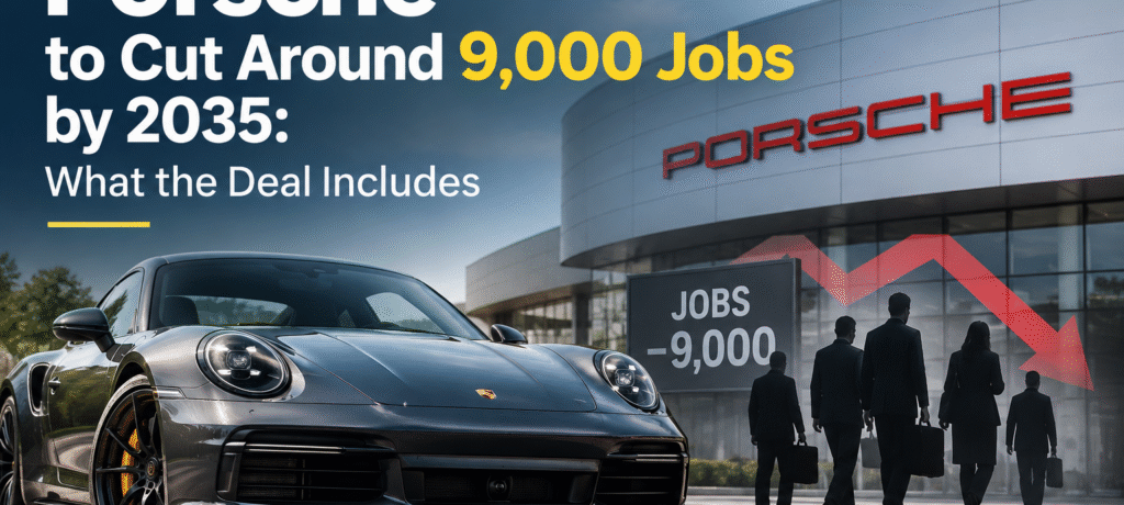 Porsche to Cut Around 9,000 Jobs by 2035: What the Deal Includes