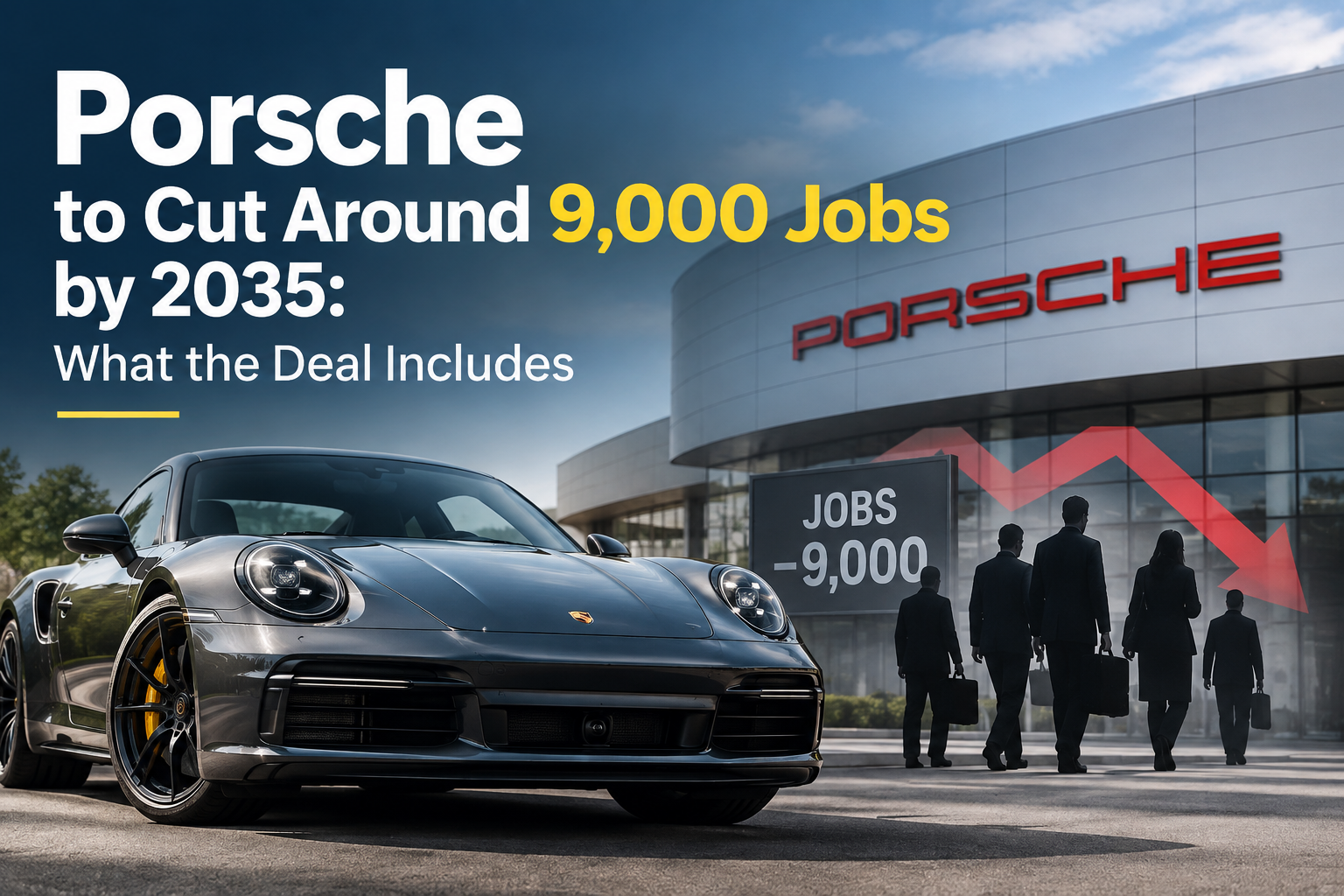 Porsche to Cut Around 9,000 Jobs by 2035: What the Deal Includes