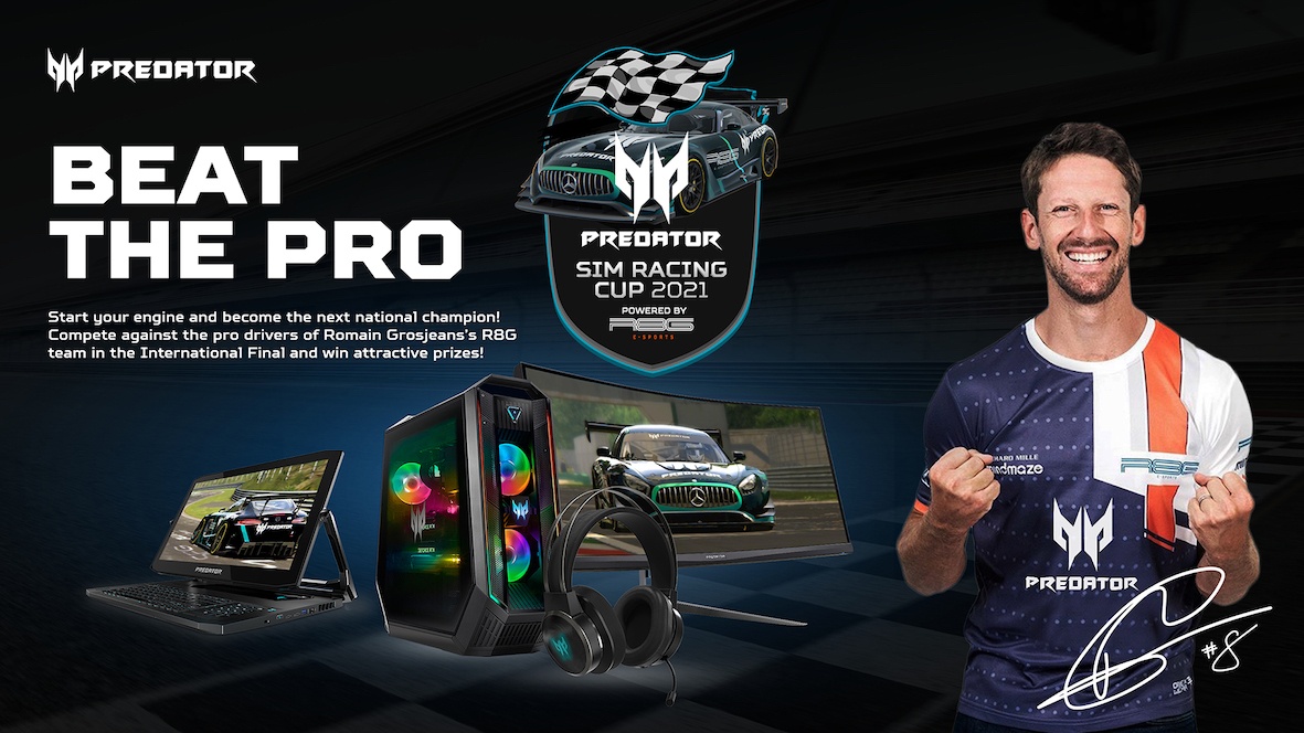 Acer Launches Predator Sim Racing Cup 2021