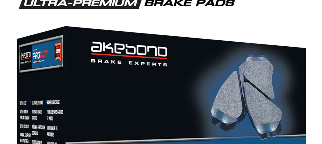 AKEBONO RELEASES PROACT ULTRA-PREMIUM DISC BRAKE PAD KITS FOR HONDA, FORD, LINCOLN AND TOYOTA INCREASING COVERAGE BY OVER 5 MILLION VEHICLES
