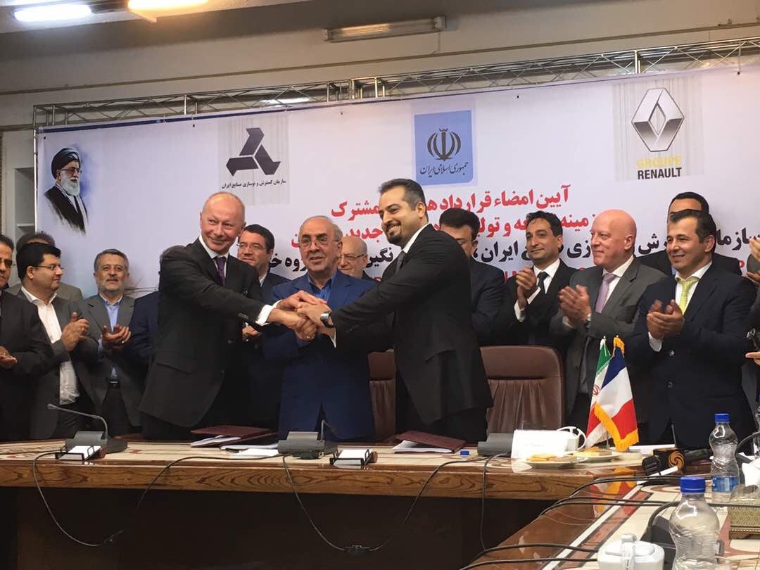 Renault signs a new joint venture with Iranian companies