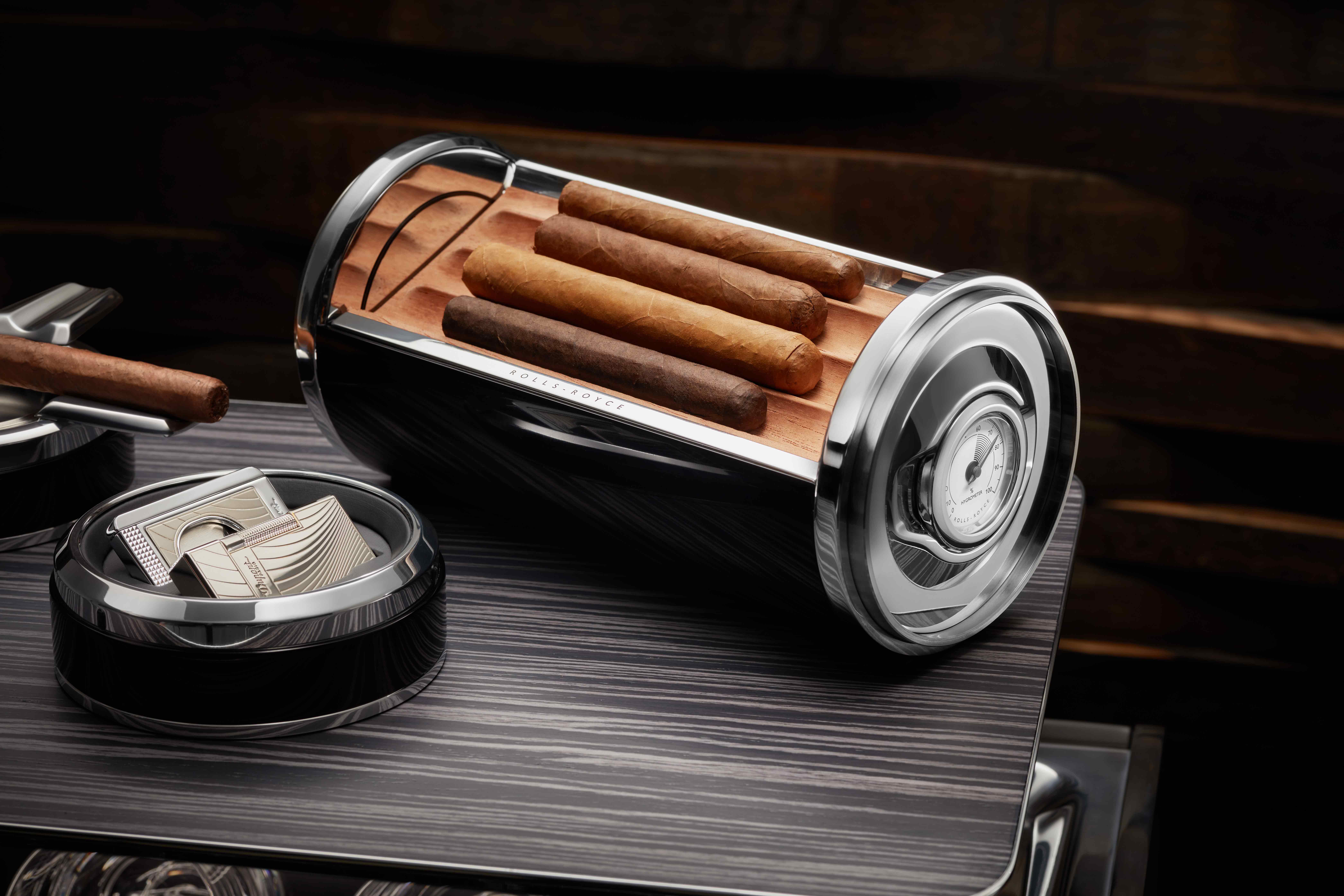 The Rolls-Royce Cellarette A Bespoke Beverage And Cigar Chest