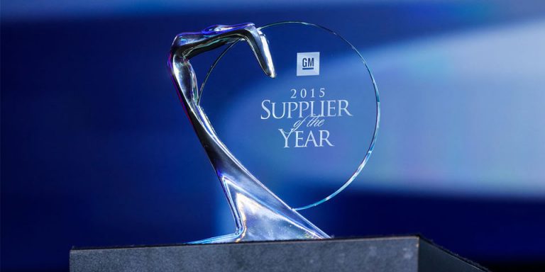 Bridgestone Bags 2016 Supplier of the Year Award from General Motors