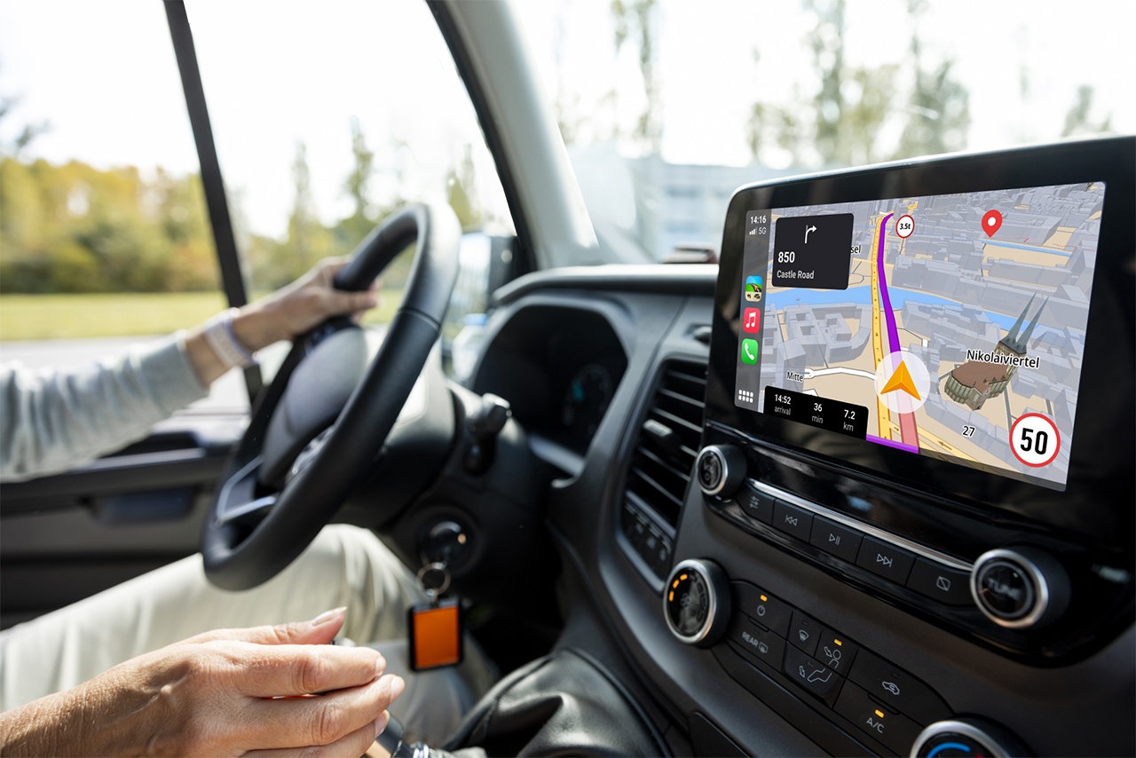 Sygic finally enables CarPlay in its GPS Navigation for Trucks and Caravans