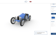 Bespoke Bugatti brought to life: The Little Car Company launches cutting-edge Bugatti Baby II configurator