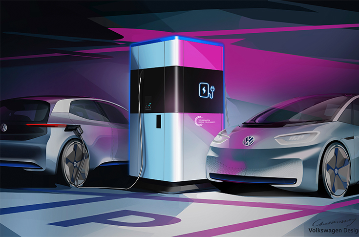 Volkswagen Develops Ultra-fast Portable Charging Station