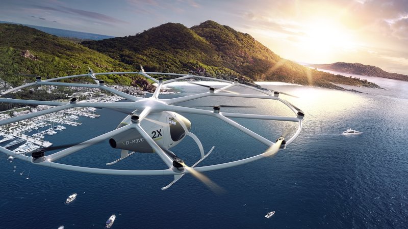 Daimler Invests in Startup Making Flying Taxis for Dubai