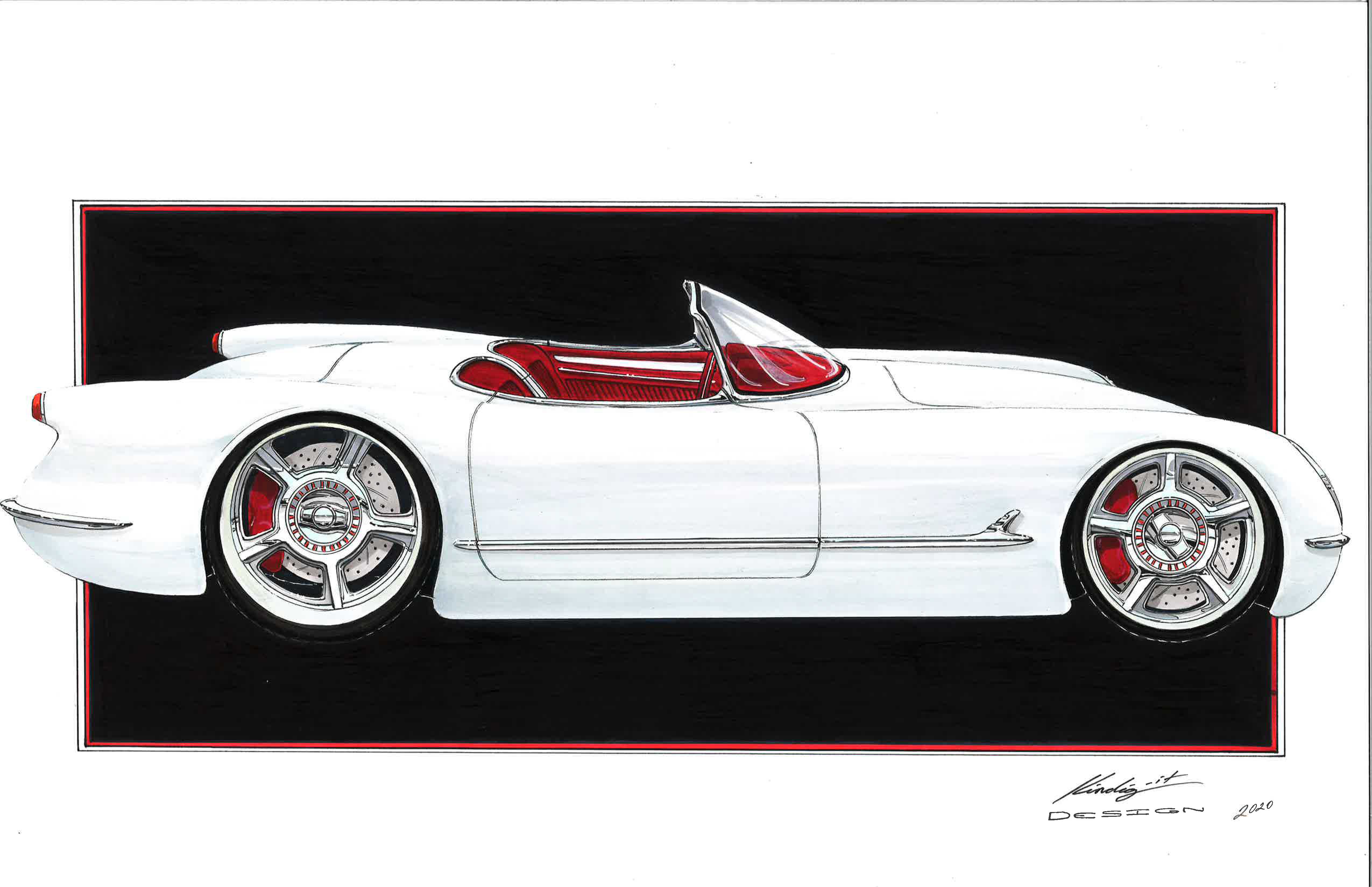 SEMA Show Media Exclusive Vehicle Reveal to Include 1953 Corvette Concept by Dave Kindig, 2023 Nissan Z, and Transformed Project X