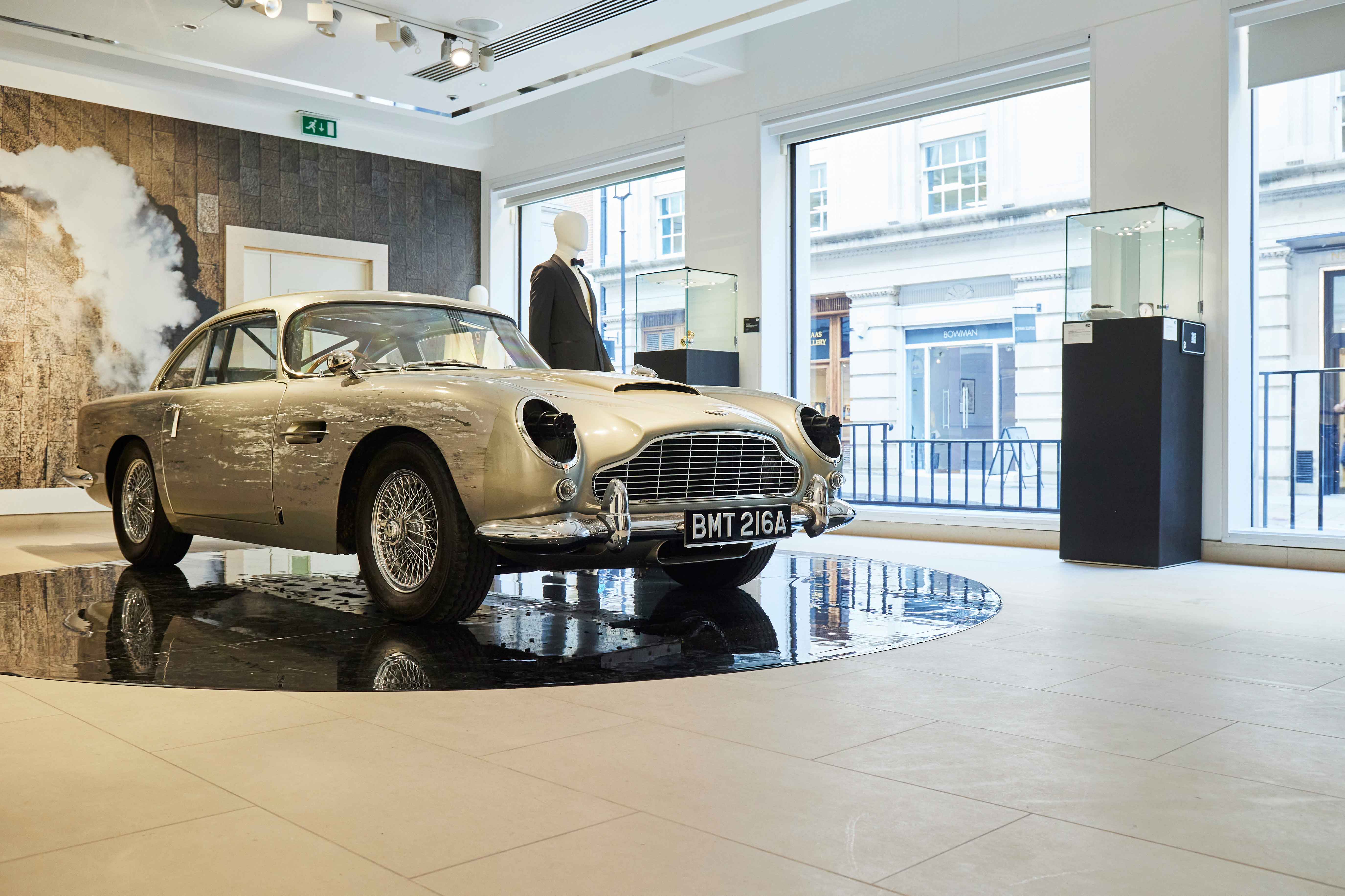 Aston Martin Db5 Stunt Car Raises £2.9 Million At Sixty Years Of James Bond Charity Auction