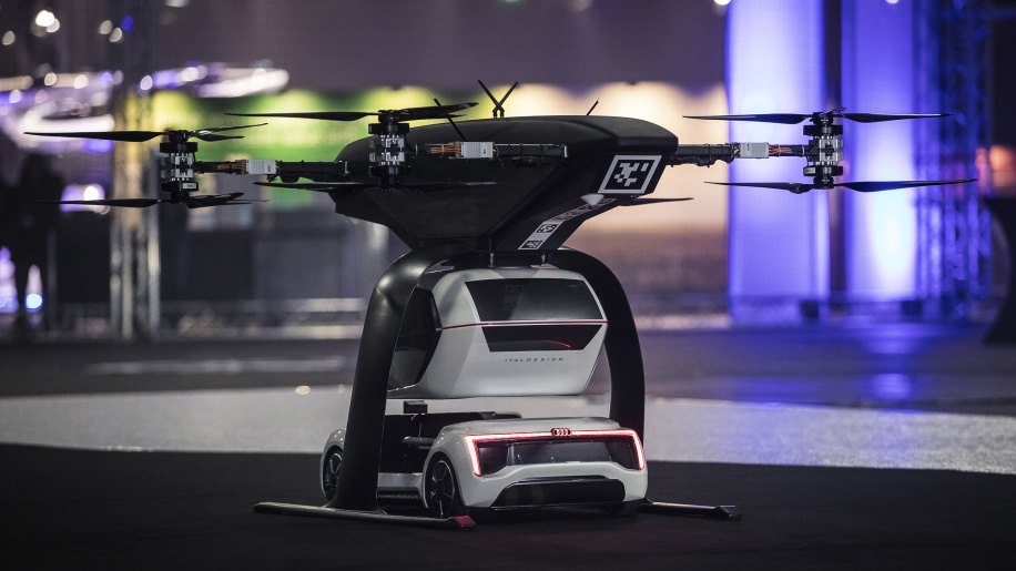 Audi Showcases Pop.Up.Next Air Taxi at Amsterdam Drone Week
