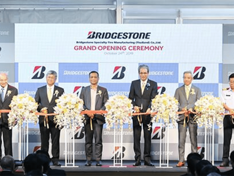 Bridgestone Opens Factory for OTR Plant in Thailand