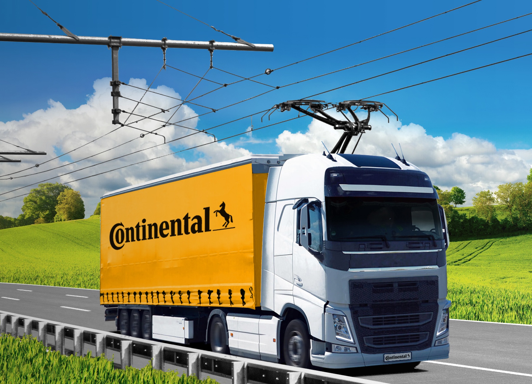 Continental and Siemens Mobility to Supply Trucks Across Europe with Electricity from Overhead Lines