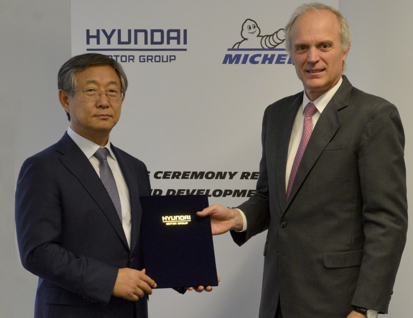 Michelin Signs Technical Partnership Agreement with Hyundai