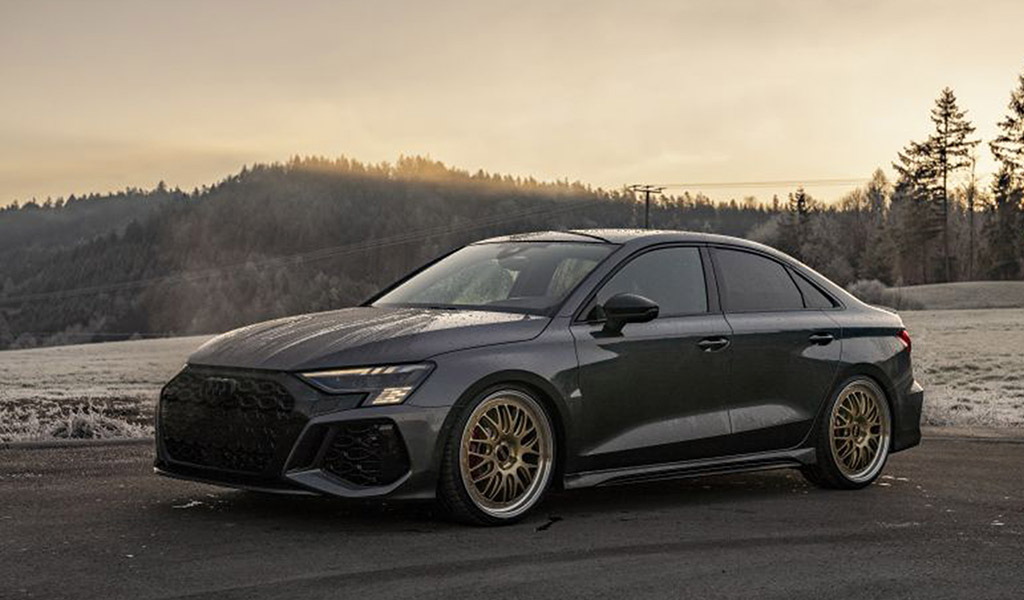 KW developed adaptive DDC plug&play coilover for new 2022 Audi RS3