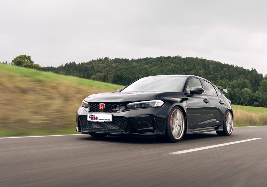 New Generation of KW V3 Clubsport Coilovers for 2023 Honda Civic Type R: Tailormade KW GT4 Motorsports Design for Trackday Enthusiasts