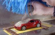 Nissan Conducts Paint Tests with Miniature Car Wash